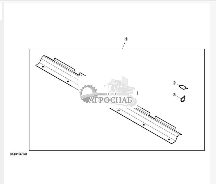 Комплект листов, цилиндр бильной планки 